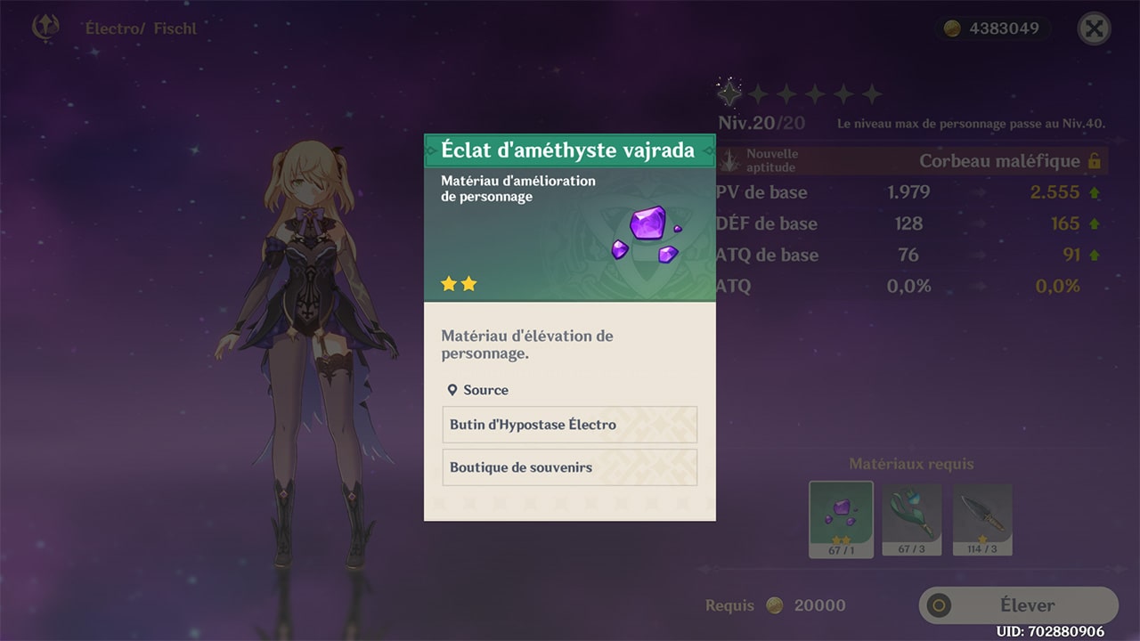 Ou Trouver Eclat Amethyste Vajrada Genshin Impact