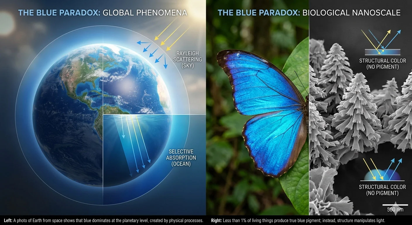 Couleur Bleue Nature