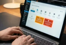 Tableau de bord WordPress affichant des mises à jour