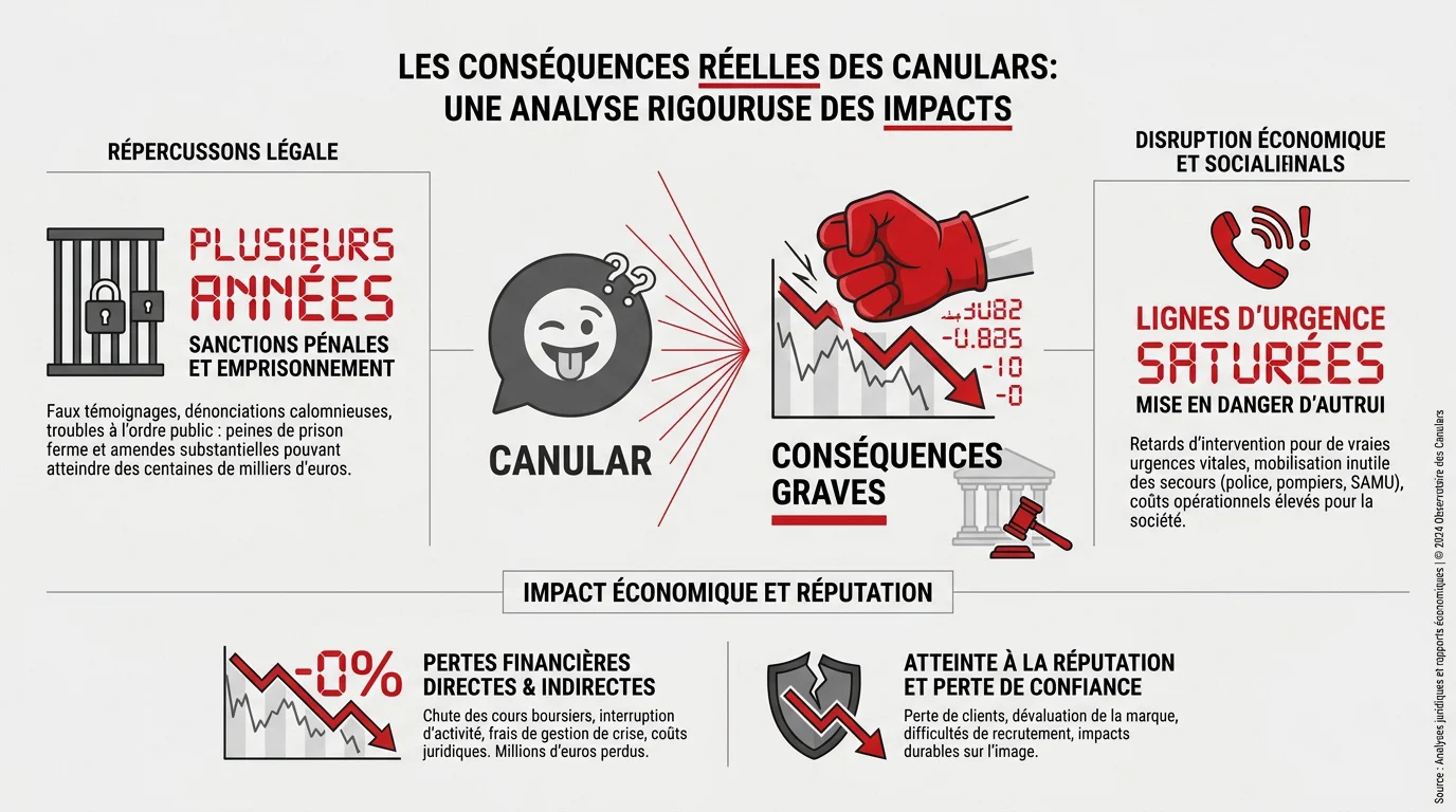 Conséquences dramatiques des canulars et fausses informations sur la société