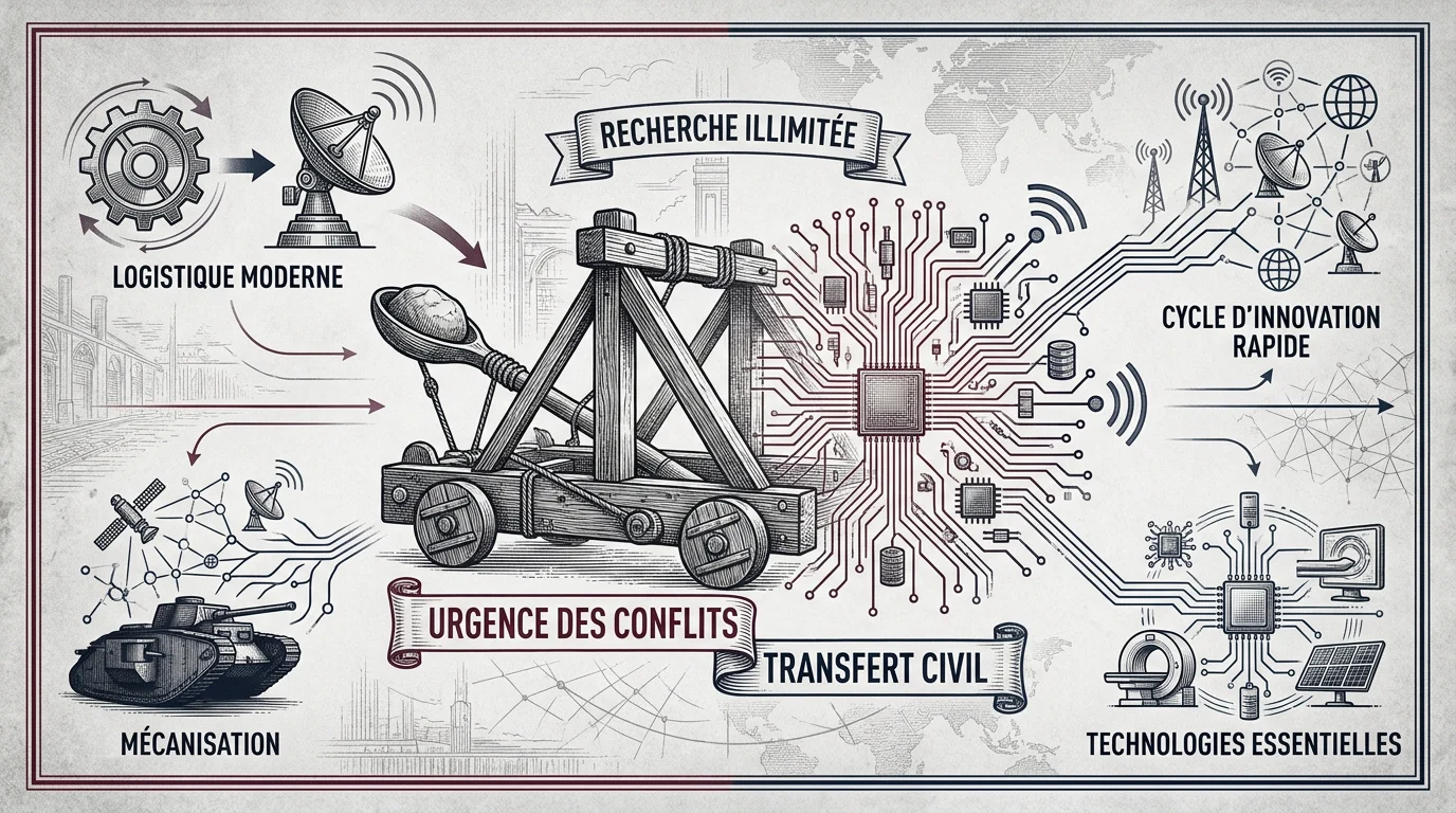 Évolution des technologies militaires vers des applications civiles modernes